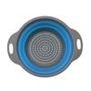 Folding Silicone Drain Basket Fruit Vegetable Washing Basket Foldable Strainer Colander Collapsible Drainer Kitchen Storage Tool Set