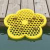 Floating Bee Island, Honeycomb Design Bee Drinking Platform, Safe Bee Float for Bees Butterflies Cup Garden Backyard Pollinators