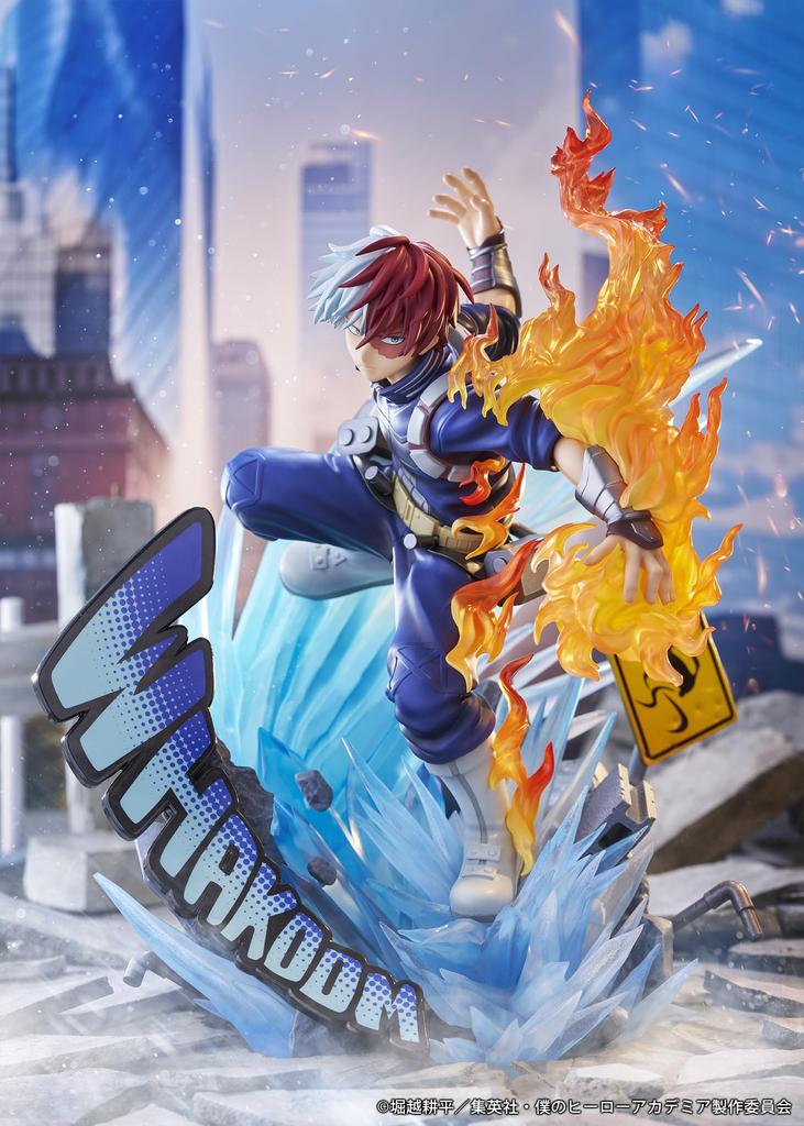TV anime Hero Todoroki Short scale plastic painted finished figure "My Academia" "Shoto Version" 1/7