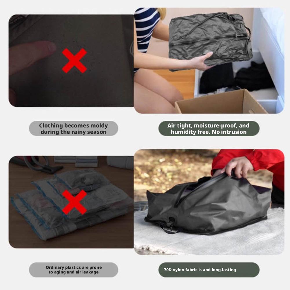 Multi-Size Waterproof Vacuum Compression Bags Space Saving Clothes Organizer For Travel Suitcase Wardrobe Storage