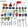 Medieval Series Legion Weapon Accessories Building Block Toys