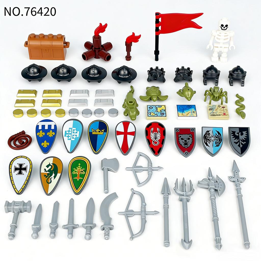 Medieval Series Legion Weapon Accessories Building Block Toys
