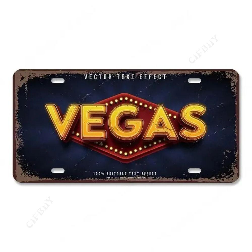 Vintage Car Retro Metal Tin Signs
