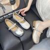 Mary Jane Women's Shoes New Summer Wear Ballet Shallow Mouth Single Shoes with Skirt Flat Evening Single Shoes