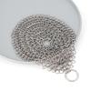 Stainless Steel Cast Iron Cleaner 8 7 6 5 4inch Chainmail Scrubber With Hanging Ring Skillet Grill Scraper Kitchen Accessories