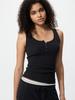 Uniqlo Japan Henry Neck Tank Top