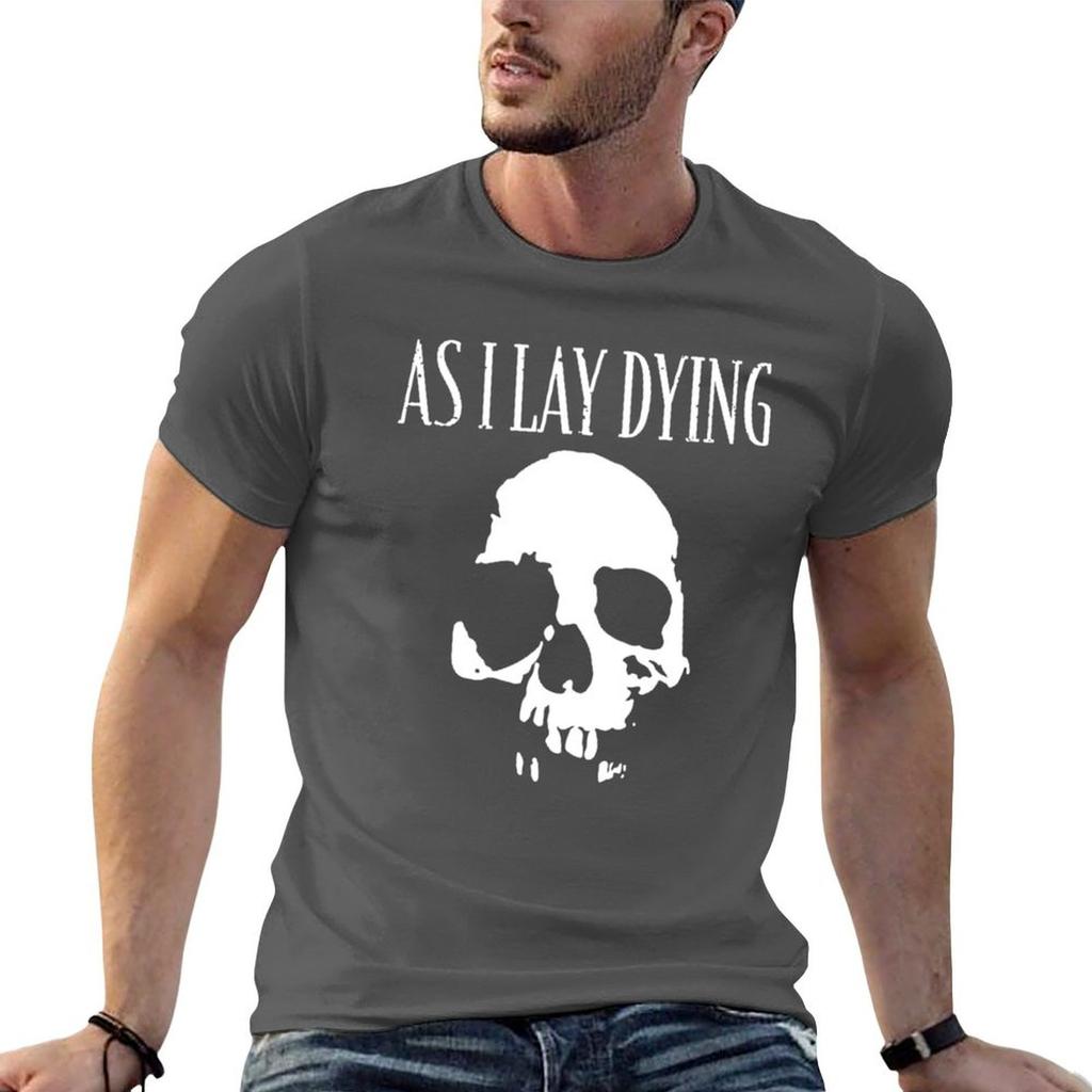 Skull Emblem As I Lay Dying Forsaken Music Gift Tshirt Work Style Casual Tshirt