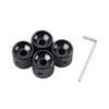 4pcs/set Metal Electric Guitar Volume Tone Control Knobs Buttons for Electric Guitar Bass Potentiometer 20x20x19mm