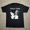 Sällsynt COLD CAVE Passion Depression Band Kortärmad Svart Alla Storlekar Skjorta OM205 Unisex T-shirt