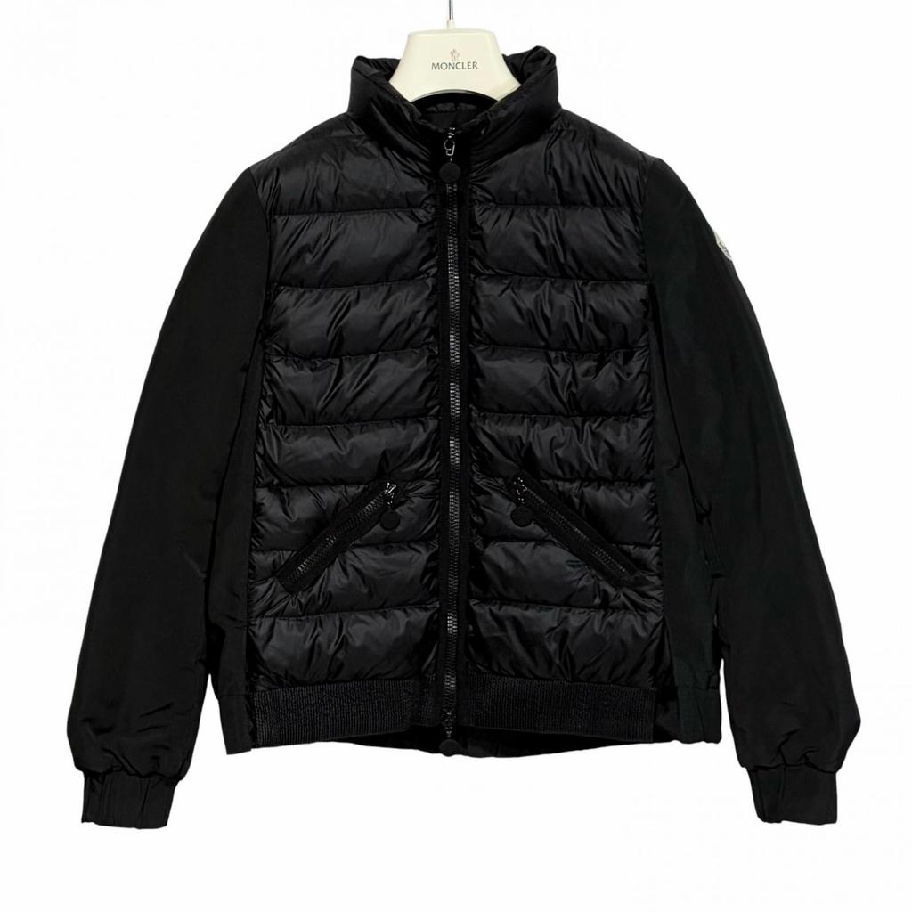 Used MONCLERDown Jacket Black Nylon Women