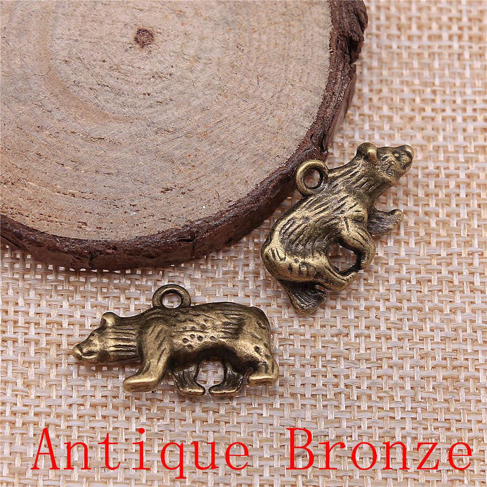 Monkey Bear Shaped Charms Pendant For Bracelet Necklace Jewelry Making Craft Findings