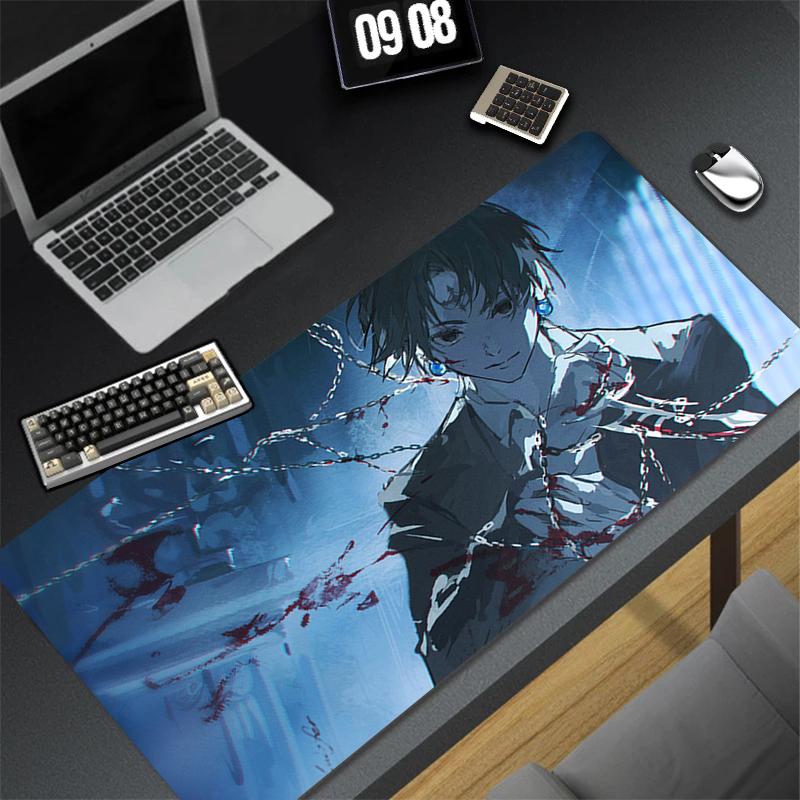 Computer Gaming Accessories Mousepad Office PC Mouse Pad Keyboard Pad Desk Decoracion Hhunter x Hhunter Chrollo Anime Desk Mat