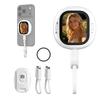 Wired Rear Camera Selfie Screen Monitor with Bluetooth Remote Magnetic & Plug Play for iPhone (Not Supported for Android)