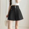 2026 Spring/Summer Women's Slimming Wide-Leg A-Line Suit Shorts - Fashionable Bootcut Pants