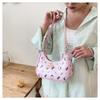 Cute Kawaii Print Handbag Trendy Women Shoulder Bag Stylish Armpit Purse