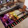 Custom Name Text Crystal Velvet Rug,Five Nights at Freddy’s Soft Plush Decorative Non Slip Floor Carpet