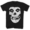 Misfits Bawełniany T-shirt z Graficznym Nadrukiem Męski Czaszka Zespół Punk Rockowy Koszulka Y2K Grunge S-4XL