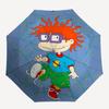 1pc Rugrats Automatic Folding Umbrella, Portable Collapsible Design, 8-Rib Iron Frame, , All-Season Casual Outdoor Accessory Yy0901137