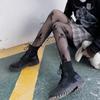 Sexy Strumpfhosen Damen Totenkopf Mystery Oberschenkelhoch Hohe Taille Strümpfe Gothic JK Lolita Netzstrumpfhosen Damen Geschenke