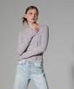 REEMNIK Raw Stitch Ribbed Long Sleeve T-Shirt [Gray]