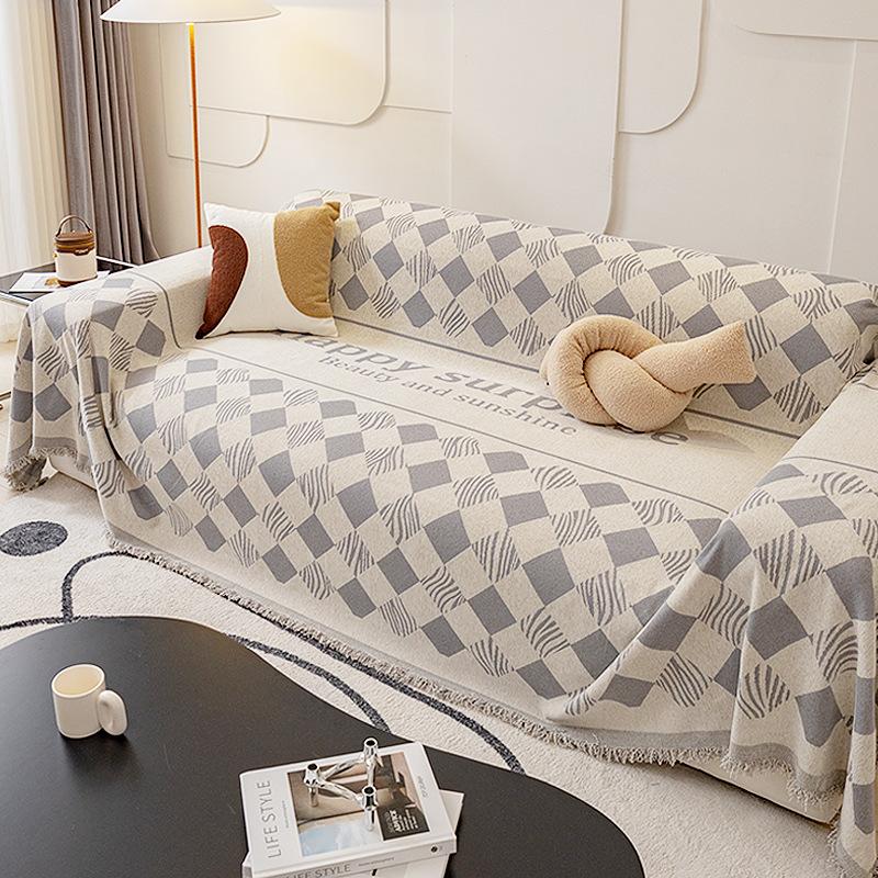 

Полотенце из синели с защитой от царапин, полное покрытие для дивана, подушка в скандинавском стиле, универсальное покрывало для дивана, простое современное одеяло 180*130cm