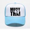 Muay Thai Fighters Gym Cool Baseball Cap Ourdoor Casual Adjustable Mesh Trucker Hat Summer Breathable Sun Snapback Hats