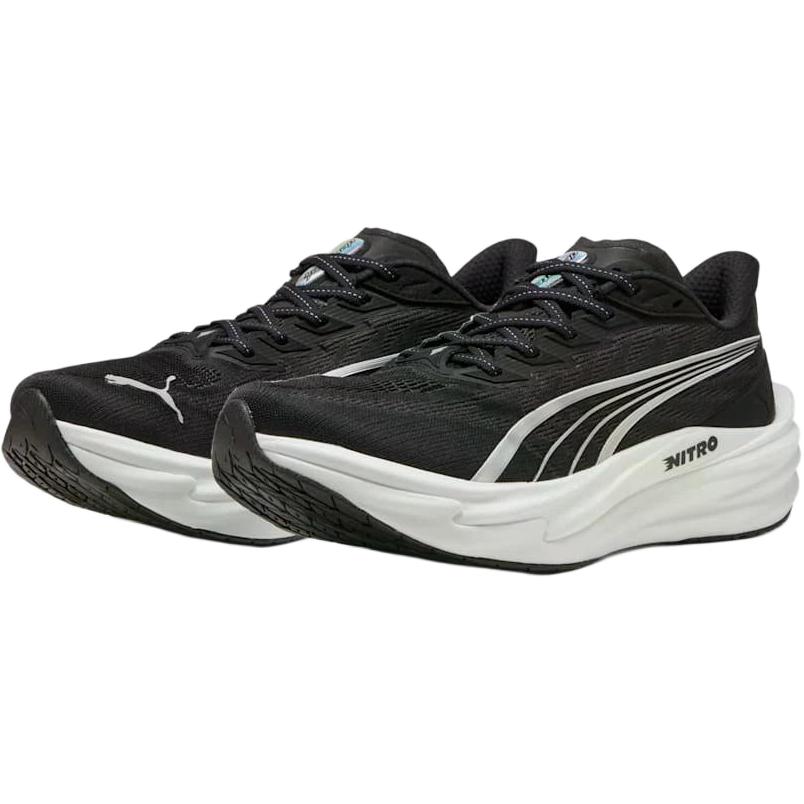 Puma Deviate Nitro 4 Wide Comfortable Running Shoes Men Sneaker Black 31290101