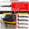 Led Dynamic Side Wing Mirror Blinker Indicator For Peugeot 3008 5008 II Citroen C5 Aircross Rearview Turn Signal Lights