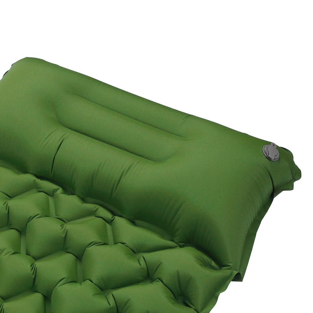 Inflating Sleeping Pad Ergonomic Design Foot Inflatable Sleeping Pad with Storage Bag for   Outdoor Camping