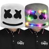Nakrycie głowy z pianek marshmallow, śmieszna maska filmowa i telewizyjna, makijaż do transmisji na żywo, kostium na imprezy maskowe, rekwizyty na imprezę Halloweenową