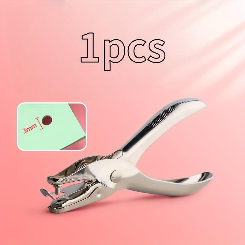 

Ручной дырокол, Подходит для скрепления бумаги и картона, Пробивка отверстий 3 мм, Офисные канцелярские принадлежности, Без батареек