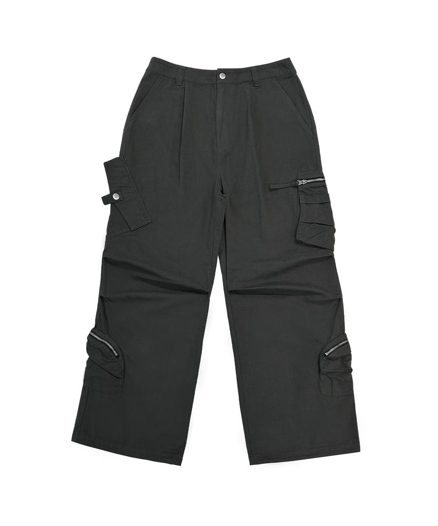 THE COLDEST MOMENT Tcm Vintage Cargo Pants (Charcoal)