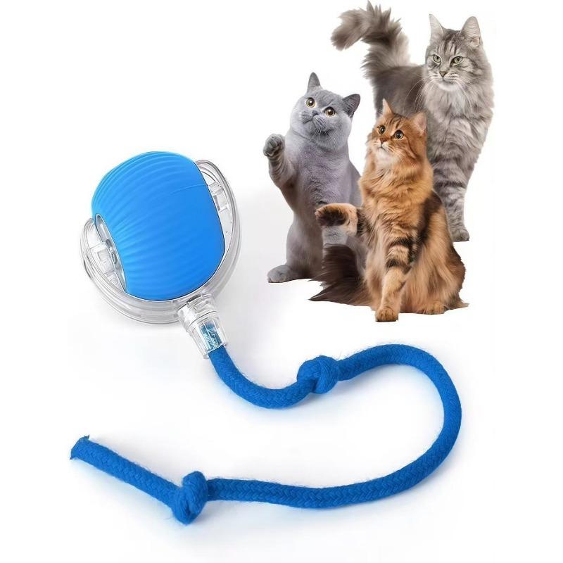 Smart Interactive Cat Toy Ball Automatic Self Moving Cat Teaser Ball For Cats