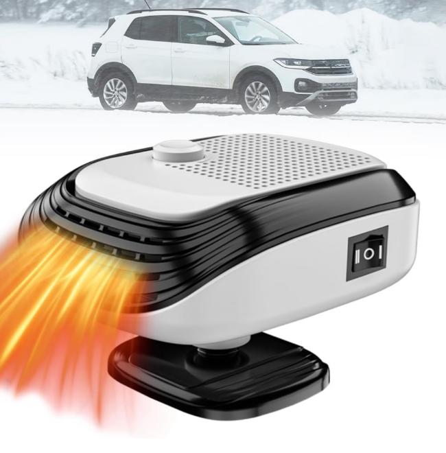 

New portable car heater defogger and defroster for 2025, upgraded 2-in-1 heating and cooling fast windshield car heater 12V