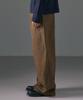 LXT Natural Washed Cotton Wide Straight Pants [Brown]