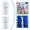 2 Pieces Telescopic Pool Locks Swimming Pole Parts Repair Sturdy Practical Easy Install