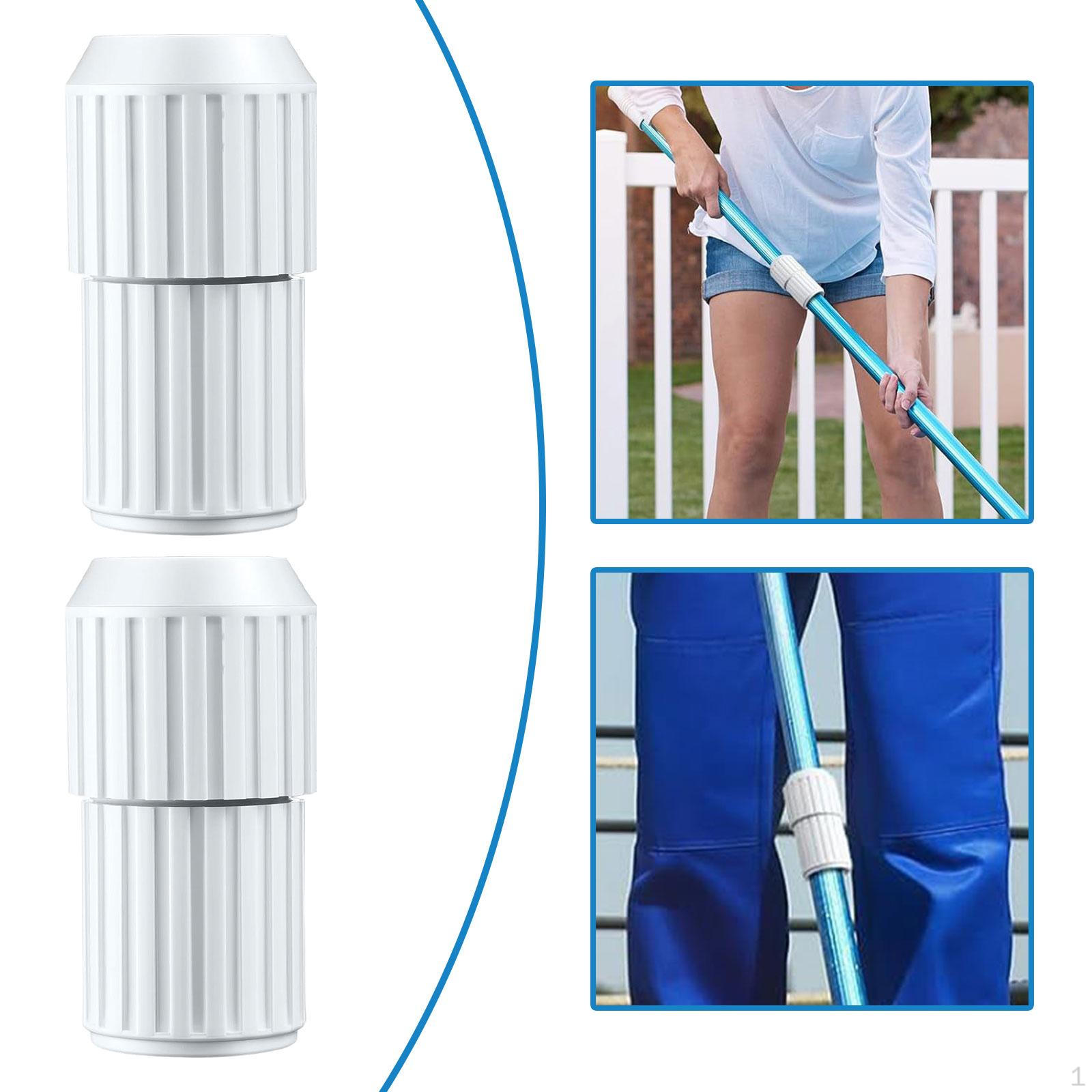 

2 шт. Телескопические замки для бассейна, Детали для шеста для плавания, Ремонт, Прочные, Практичные, Легкая установка