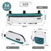 Cleverwrench Bicycle Bag Large Easy Velcro for Road and Outdoor Activities 3-Piece Set Frame/Top Tube/Saddle, Capacity, Installation, Closure,
