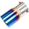 Compatible For Toyota Land Cruiser 250 Prado LC250 2024 2025 Stainless Steel Rear Tail Exhaust Muffler Tip End Tip Car Accessories 2pcs(Blue)