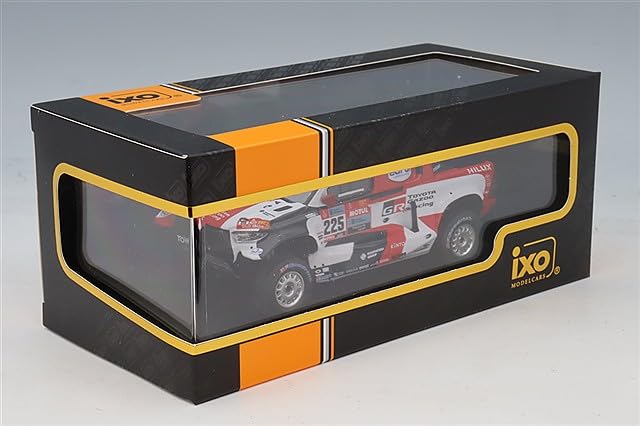 IXO Scale Toyota GR DKR Hilux GR 2022 Dakar Rally Cummings 1/43 T1+ #225 H. Lategan/B.