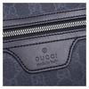 Gucci Crossbody Bag Retro Presbyopia Logo All-over Printed Canvas and Leather Messenger Shoulder Men's Gray Black #Versatile Classic Recommendation#