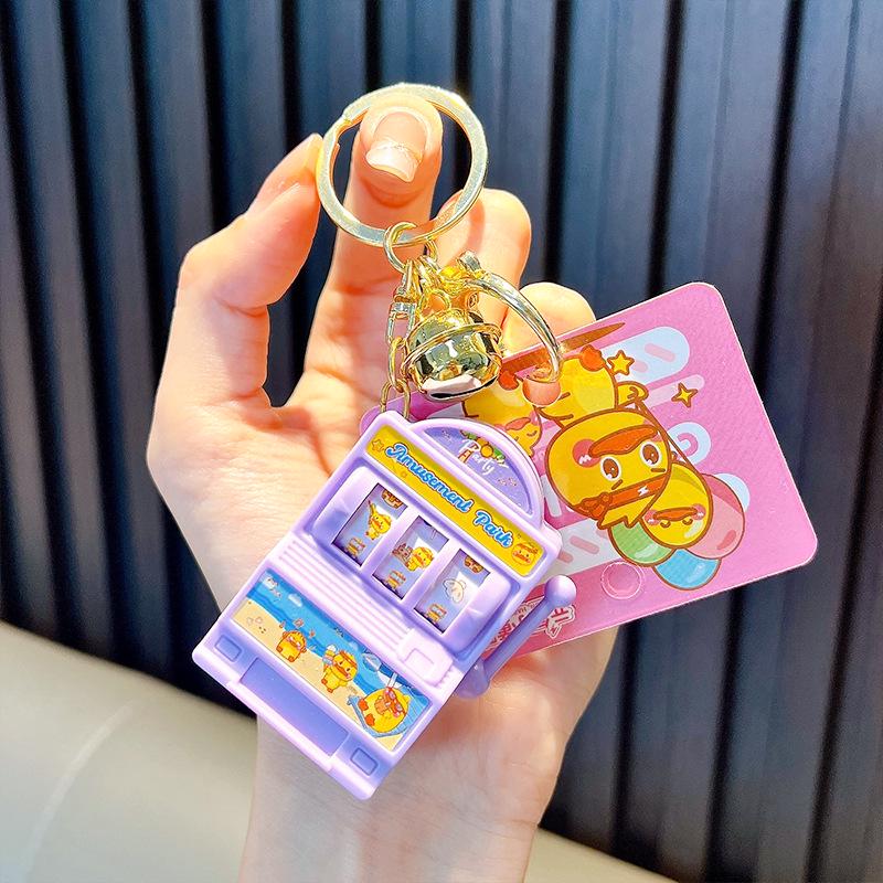 

Аутентичная музыкальная лотерейная игрушка-брелок в виде маленькой желтой утки Yuanqi фиолетовый