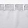 MUJI New Life Light-Blocking Polyester Plain Weave Non-Pleated Curtains, Set of 2, Light Gray, 100cm Wide x 200cm Long, 84835698
