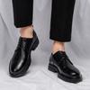 New Men's Leather Shoes Fashionable Minimalist and Versatile Style Daily Office Outdoor Leisure Business Wedding Men's Shoes