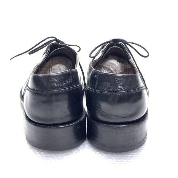 Vintage England Unknown Brand Wingtip Business Shoes Black 9.5 28.0(USED)