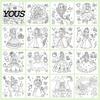 Easy Trace Line Drawings Children's Coloring Book, with Cute Animal Theme, Thick Paper Sketchbook, Kids Fun Pictures for Toddlers Drawing And Painting