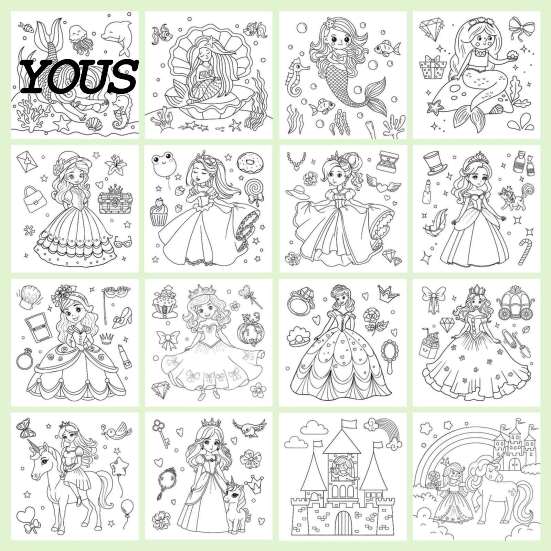 Easy Trace Line Drawings Children's Coloring Book, with Cute Animal Theme, Thick Paper Sketchbook, Kids Fun Pictures for Toddlers Drawing And Painting