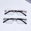 Color-Changing Fashion Sunglasses: Frameless, Anti-Blue Light, Small Square Frame