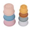 7 Pcs Stacking Cups Animal Silicone Colored Children s Stacking Cup Toys Baby Splashing Bath Toys