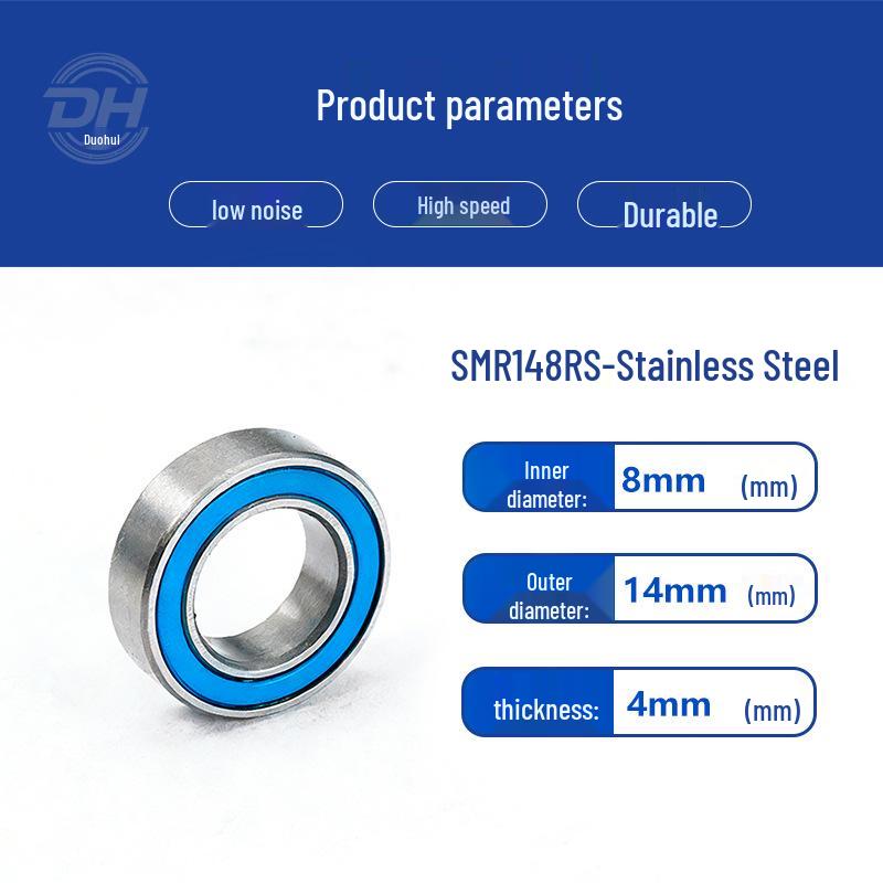 Rust-Proof Stainless Steel Miniature Pulley with Deep Groove Ball Bearing - Anti-Corrosion Gyroscope Ornament Accessory